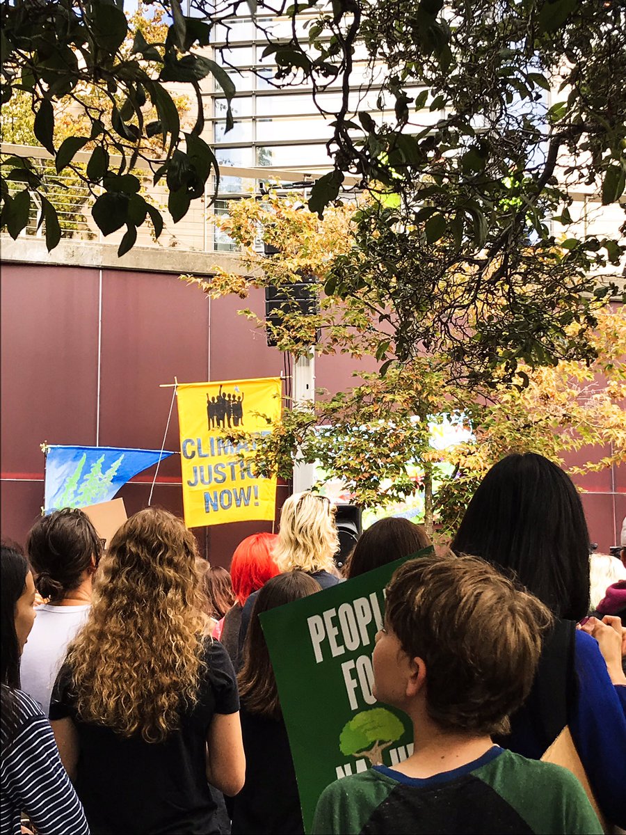 SEIU1199NW's tweet photo. We’re at the #SeattleClimateWalkout with a few thousand of our closest friends demanding REAL solutions to the climate crisis. Climate change is the biggest threat to our future. 

Climate justice now! https://t.co/yrbVs3VFQh
