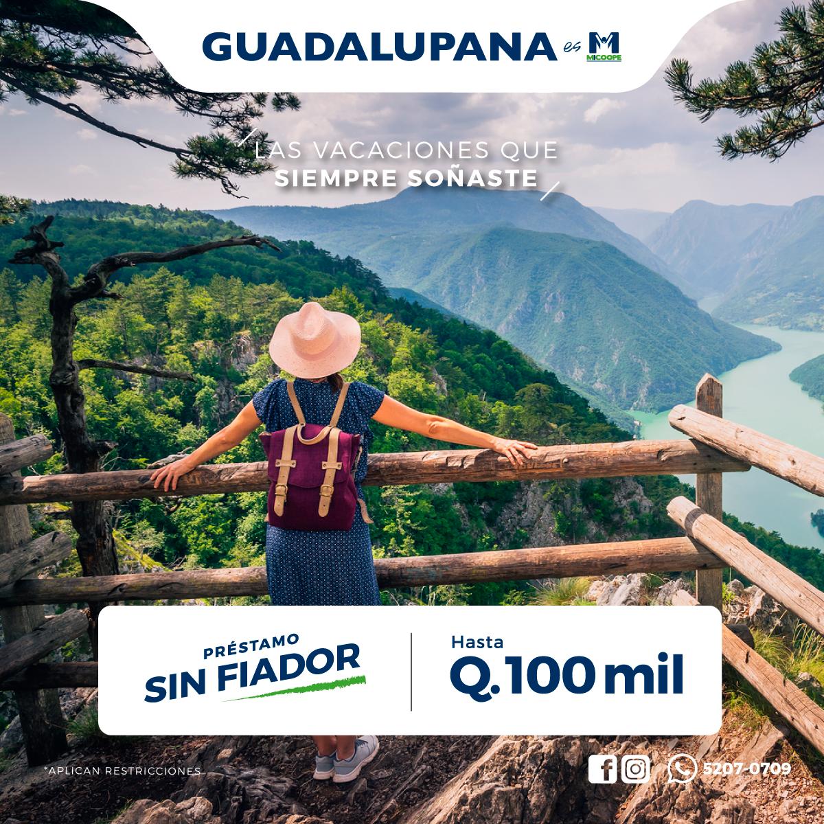 CoopGuadalupana's tweet photo. 🌎¡#LaNuevaExperienciaEs el viaje que siempre soñaste! Solicita tu préstamo sin fiador HASTA Q100,000.00 y SIN COBRO SORPRESA.

📍Consulta sobre tu préstamo en https://t.co/76df8OB1dV Más información por WhatsApp: 5207-0709, mercadeo@micoopeguadalupana.com.gt https://t.co/7FbF6Xun5U