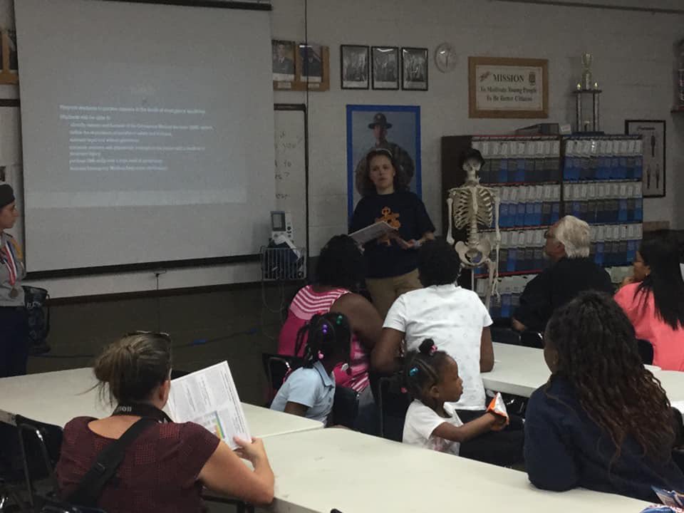 HcsReady's tweet photo. We loved getting to know our institute parents last night at Open House! One grandmother offered her help in getting guest speakers into ERHS because “this is my grandson’s future.” #WeAreHamilton https://t.co/FEX27OPQ7c