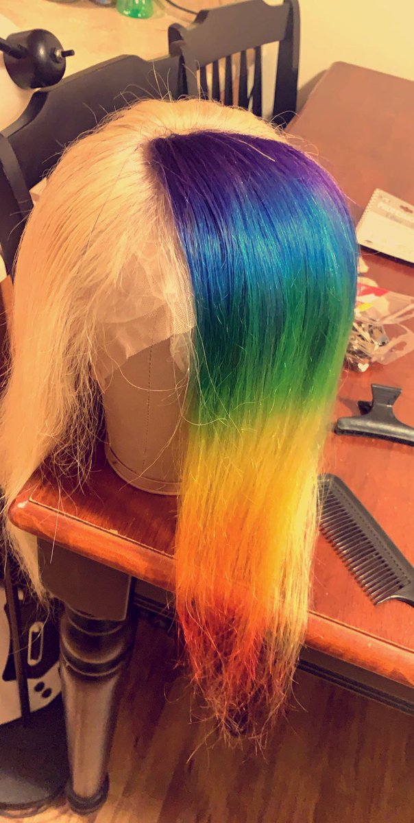 ASH_so_Phat's tweet photo. This just in, a “client” asked me for a 6ix9ine patch on her wig. And I am in fact guilty of killing that shit.  #ColorSpalshByAsh #ComeLetMeColorYou #Colorist #WeaveSlayer #WigSlayer https://t.co/2C9iC7IBIc