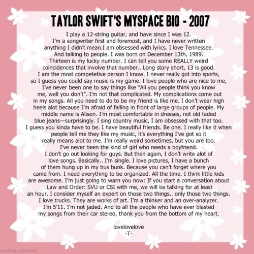 Taylor Throwbacks on Twitter: