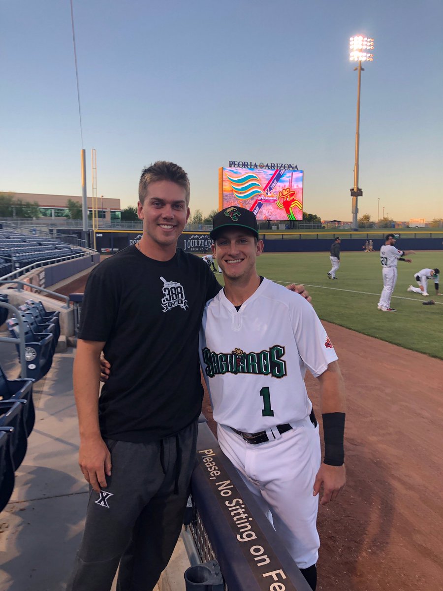 Couple <a href="/XavierBASE/">Xavier Baseball</a> greats out in AZ... <a href="/ChrisGivin/">Chris Givin</a> ‘19 in instructs with the Padres and <a href="/RBannon4/">Rylan Bannon</a> ‘17 playing in the <a href="/MLBazFallLeague/">MLB's Arizona Fall League</a> with the Surprise Saguaros