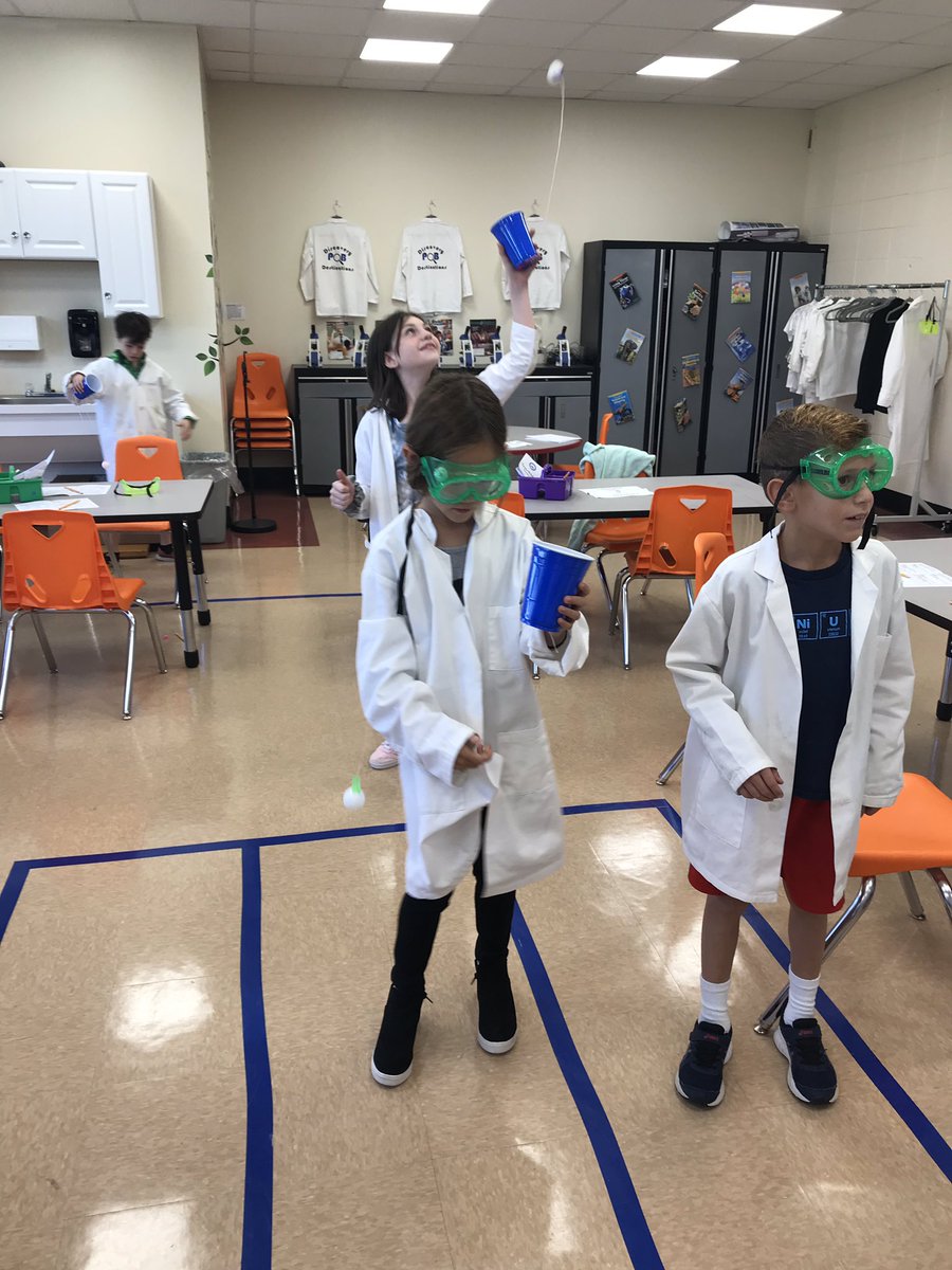 DiscoveryLabPOB's tweet photo. Studying force using a ball and cup game with Mr. Matassa’s #scientists in the #DiscoveryLab @sgrayPOB @KSeidel23 @POBSchools https://t.co/MlikmaGHda