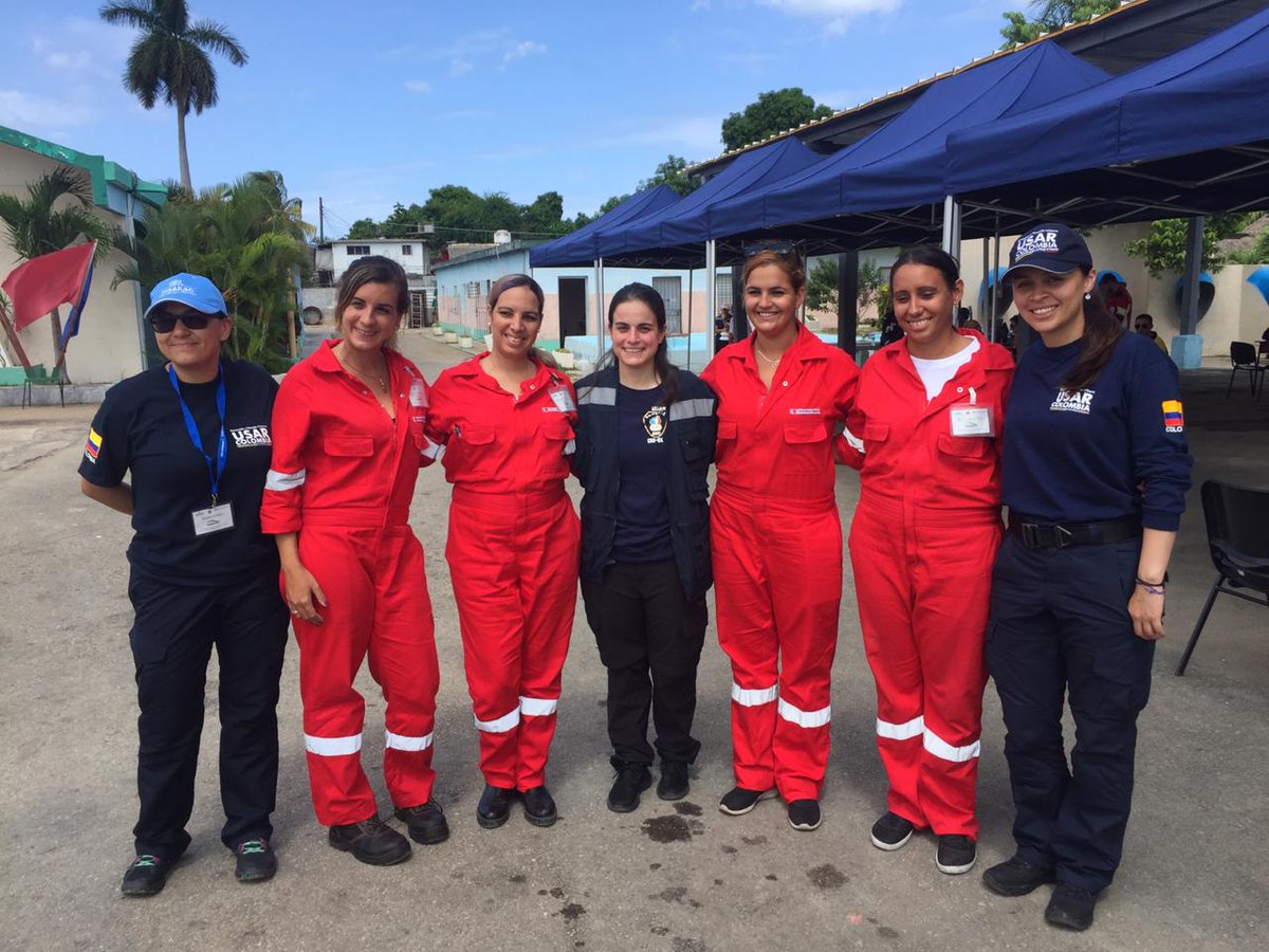 UNGRD's tweet photo. #Cuba| Finaliza con éxito Ejercicio de Simulación en #SIMEX2019 en donde el Equipo #USARCOL1 tuvo la oportunidad de intercambiar conocimientos como Equipo Clasificado de @INSARAG https://t.co/3hkOFCwHet