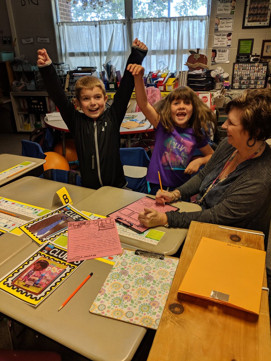 fearonskinders's tweet photo. What do you do when you realize your kids can't infer? Well make a crime scene of course! My kids used their inferencing skills to figure out who our mystery mail was from!! #readingdetectives #2ndgraderocks https://t.co/LS0uq6kO2h
