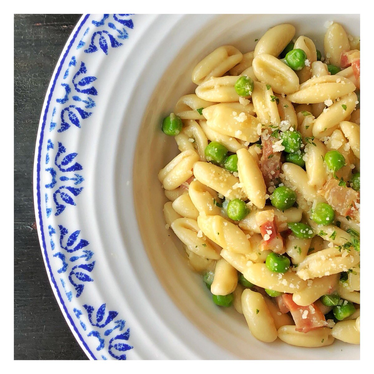 NODORestaurant's tweet photo. Tonight, feature /// ‘Pasta e Piselli’: Fresh Cavatelli with green peas, sautéed guanciale, Parmigiano 
#NODOrestaurant 
#Junction #Hillcrest #Leslieville 
#Pasta #Feature https://t.co/ssxIzDVnHP