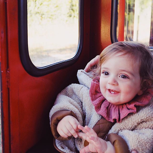 ♥️ Sometimes he’s just TOO much. Look at that face! He adores a train at the moment. Spends all day signing train &amp; making train noises. Wouldn’t it be wonderful to see the world again through the eyes of a child - simple things bring such pure joy! ift.tt/2Qnct4p