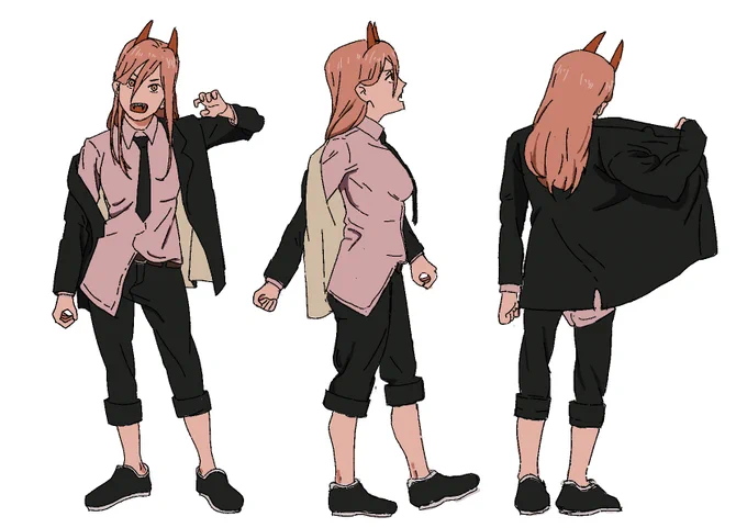 チェンソーマンでキャラデザごっこしてた・・・ 