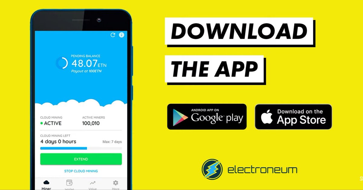 ⚡#Electroneum #Giveaways⚡ 
1) Follow me
2) Like
3) Retweet & tag 5 friends 
Code: B424cd
Let's grow our family until #etn reaches 
$100 per coin
#ETNArmy, #Altcoins #Cryptocurrency #ToTheMoon #BTC #Exchange #ETNLovers #Electroneumnews