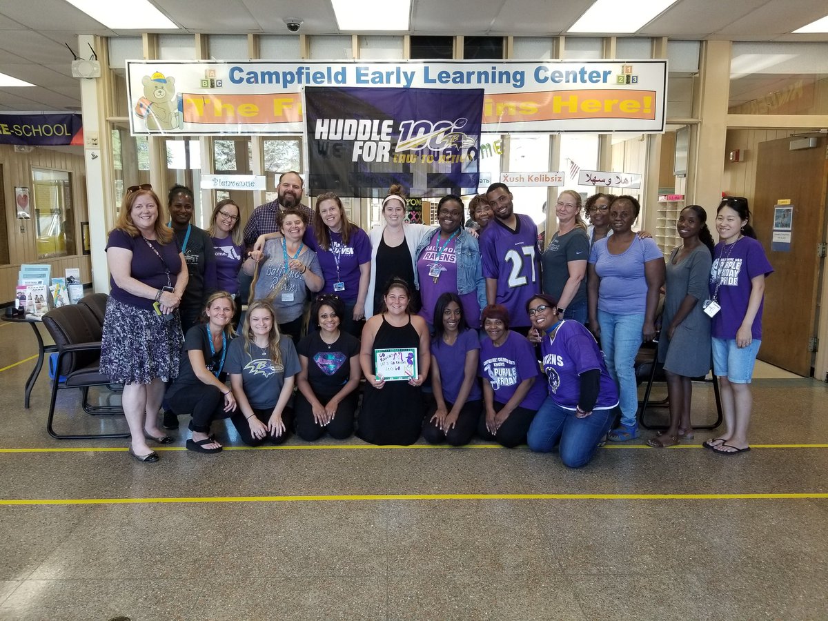 MsStrauss24's tweet photo. Campfield is celebrating #RavensHuddleFor100 by writing letters to a local senior center! @Campfield_ELC @Morrismarijack https://t.co/Sz0j8h4en7