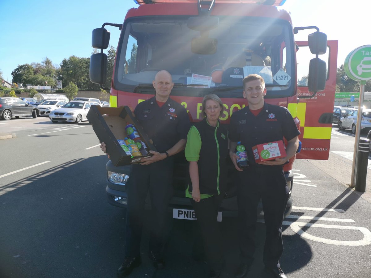 A much Appreciated donation to keep us hydrated tomorrow from our local Asda at Clayton Green, for Bamber Bridges Charity Car Wash Tomorrow on Station. See you all there👍