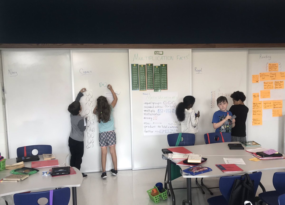 GoLemonheads's tweet photo. The whiteboards have been great collaboration zones for student groups this year! In math, the Lemonheads worked on exit tickets and presented their strategies and answers as a group. #LongfellowBears #WeAreD97 https://t.co/GSe8N3vYzC