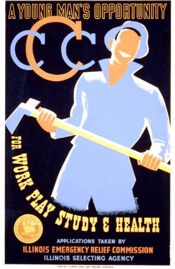 Before they were the greatest generation, they were lost in great depression. Civilian Conservation Corps gave them strength &amp; purpose, fresh air &amp; the great outdoors, while ending the Dust Bowl. We need a CCC for today’s generation to respond constructively to multiple crises.