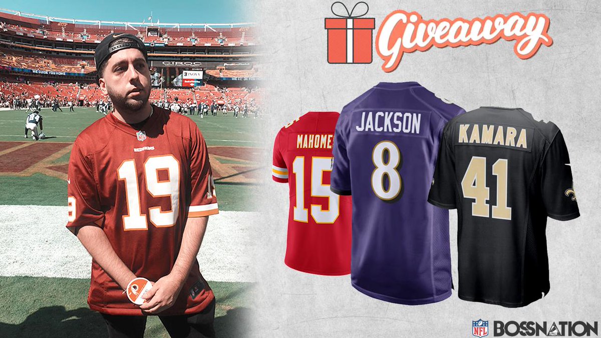 AntoDaBoss's tweet photo. To celebrate my first football vlog coming out tonight, I'm doing a NFL jersey giveaway! 🚀Retweet to Enter (1 winner will be picked in 3 days *You get to chose a jersey of your choice*) https://t.co/IZ6ZI1RQEN