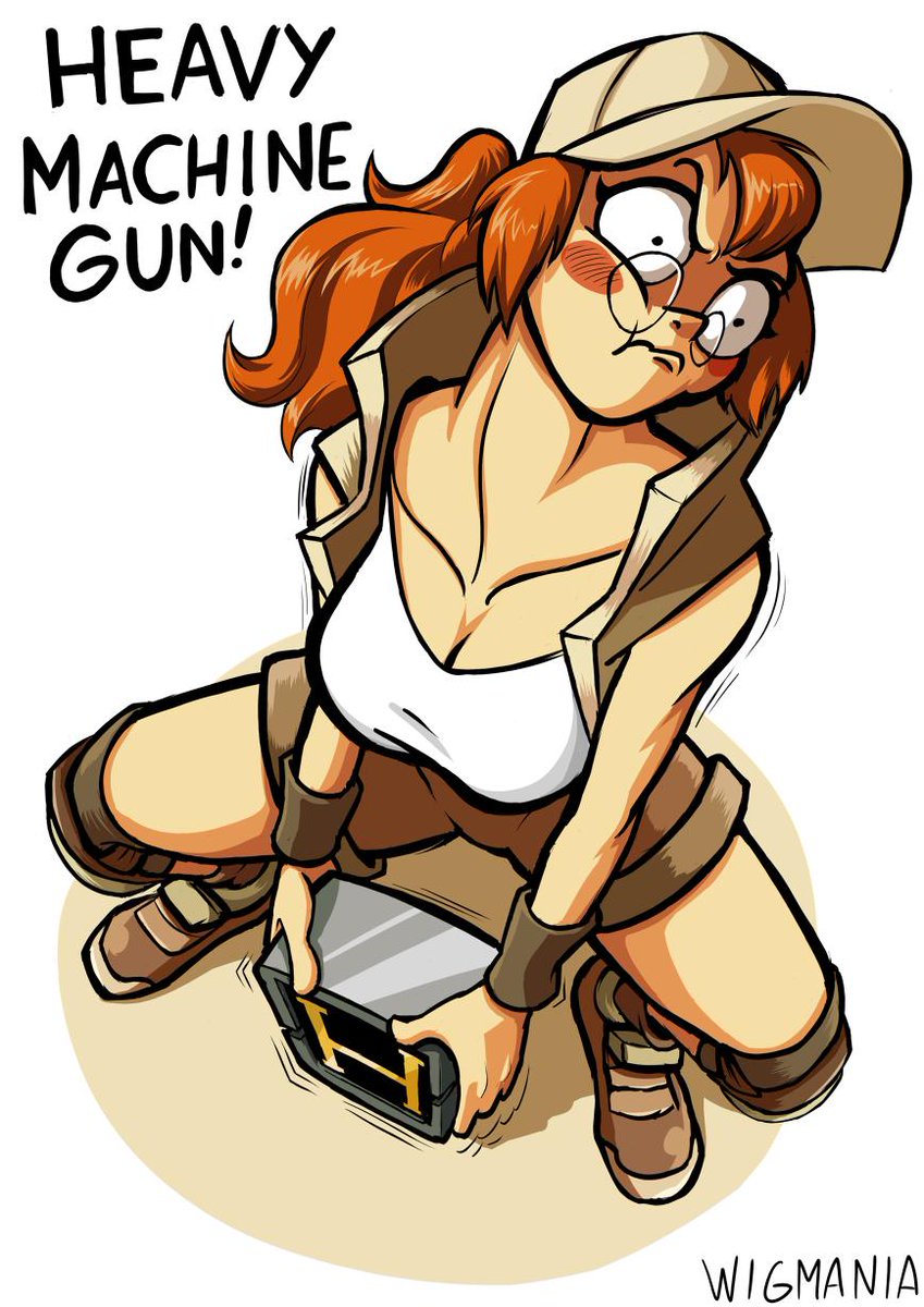 Wigmania_Draws's tweet photo. REALLY Heavy Machine Gun!

#digital #drawing #fanart #fio #snk #glasses #humor #humour #illustration #myart #wigmania #neo_geo #art #videogame #metal_slug_fio #metalslug #neogeo #videogamefanart #metal_slug #metalslugfio #metalslugfanart #metalslugattack #metal_slug_attack https://t.co/IHY2ZIG3wl