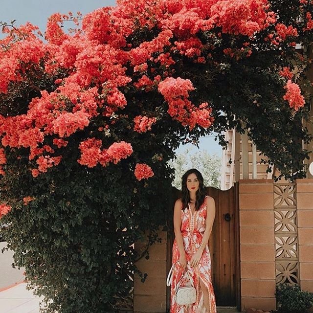 All the pretty corals✨
Actress Lyndon Smith wears our bestseller Solana Maxi. (Now sold out in coral.)