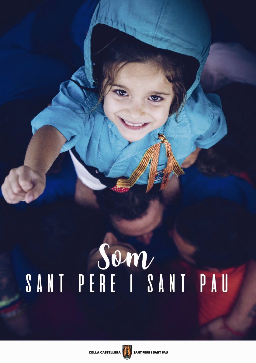 CCSPISP's tweet photo. A l’assaig l’aleta és nostra, a plaça serà teva. SOM SANT PERE I SANT PAU. Aquesta Santa Tecla ensenyem a Tarragona qui som #castellers #castelleres https://t.co/1ZShzWDdpJ