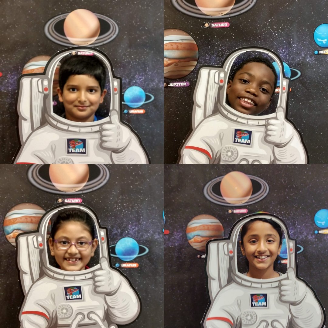 LibrarianVicky's tweet photo. These out-of-this-world readers were celebrated in our library for their reading in the summer! 🚀📚 https://t.co/KIw1yC2cHA