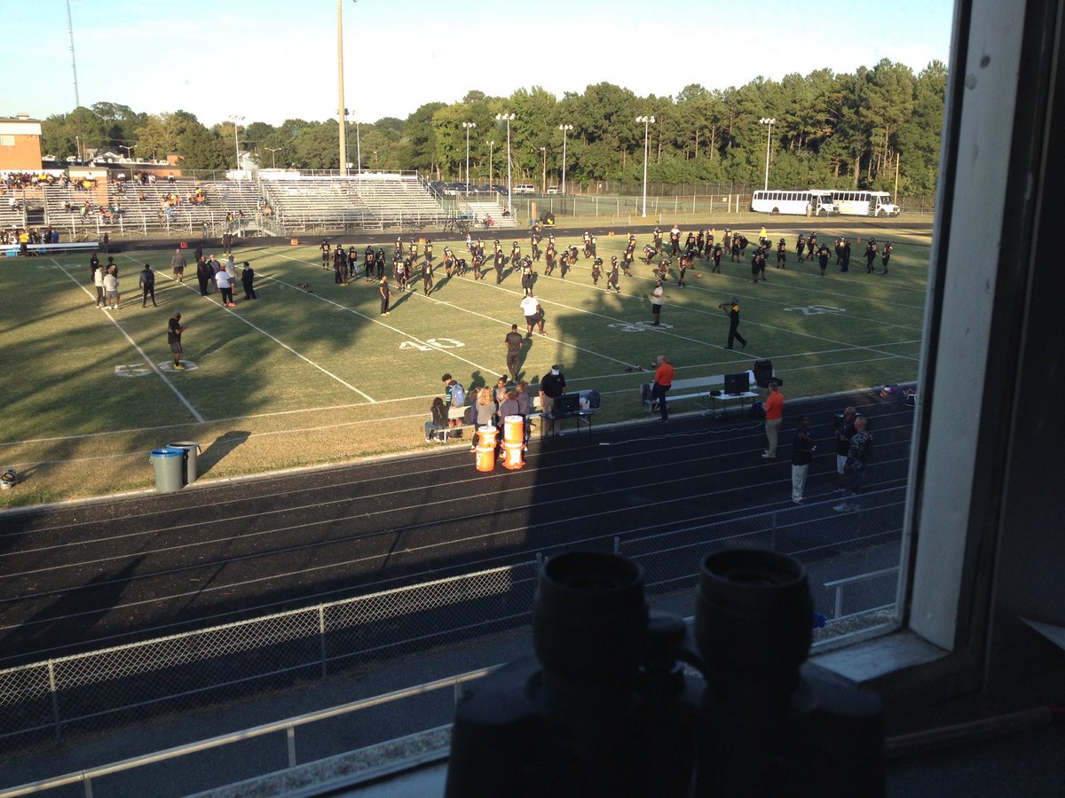 RadioTechie's tweet photo. Last game at The Vic!  Highland Springs hosts North Stafford in the final game at Vic Crider Stadium.  Our SportsRadio the Fan 910 AM &amp; 105.1 FM High School Game of the Week. https://t.co/N1bSXmIR2o