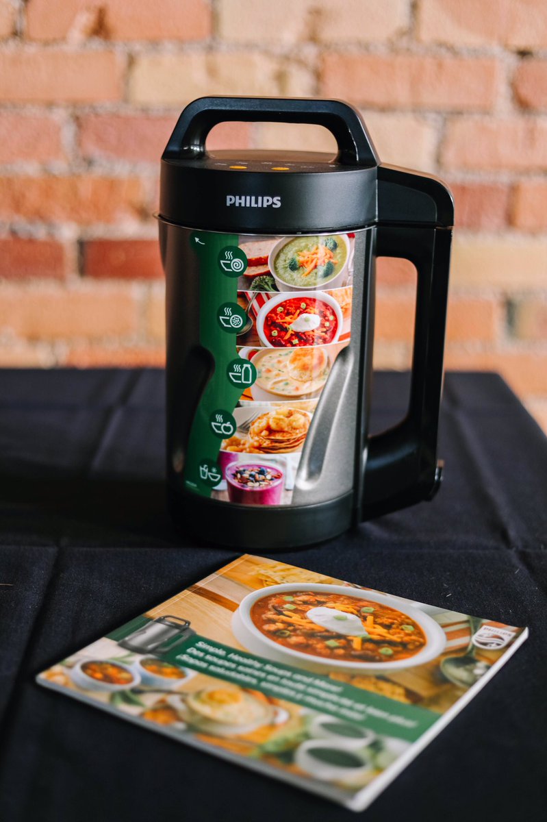 MeaganWristen's tweet photo. Do you love soup? You will love this @PhilipsNA Soup Maker! It’s super easy to use, you just throw in all the ingredients and it does all the work. It even perfectly textures your soups. #CTASLC @CTATech @Techlicious https://t.co/v69r5uiyyY