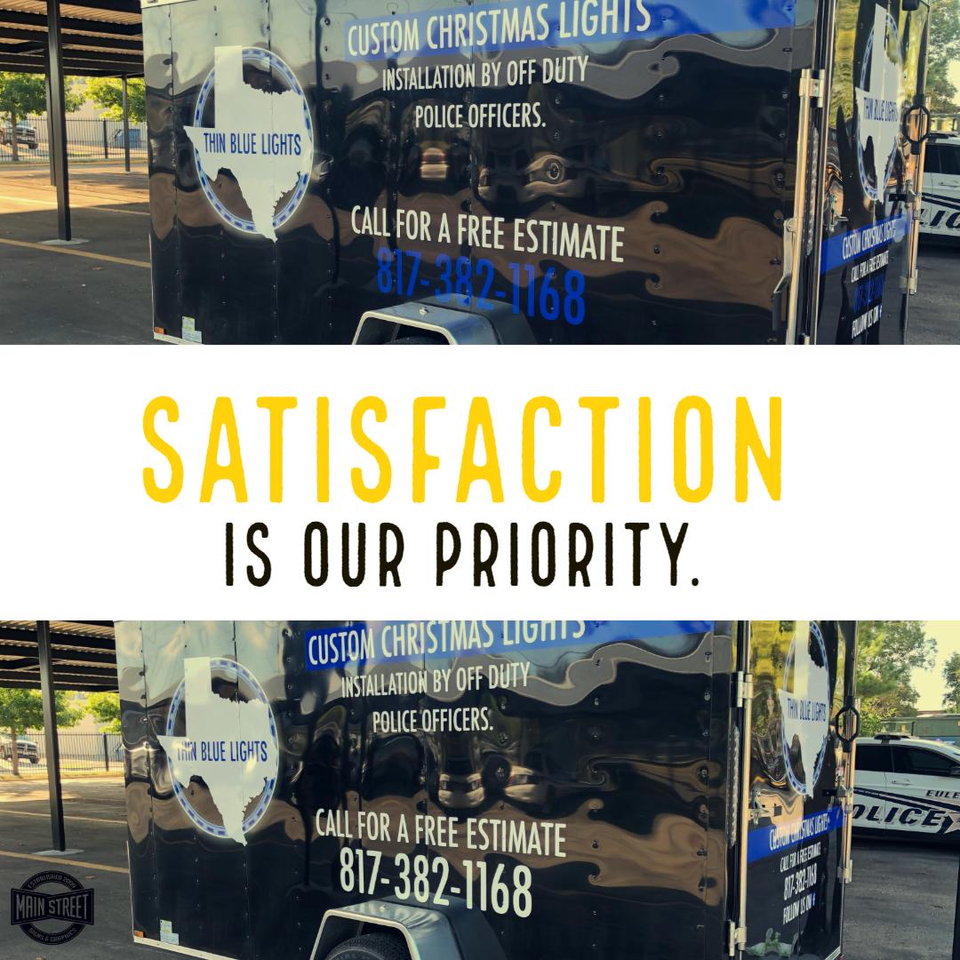 MainStreet_TX's tweet image. When a vehicle leaves our shop, we make sure that we would be proud to be driving it. When the render didn't quite hold up, we knew our contrast needed work. A simple color change later, both the customer and us are loving the results! #trailergraphics #decals #satisfaction