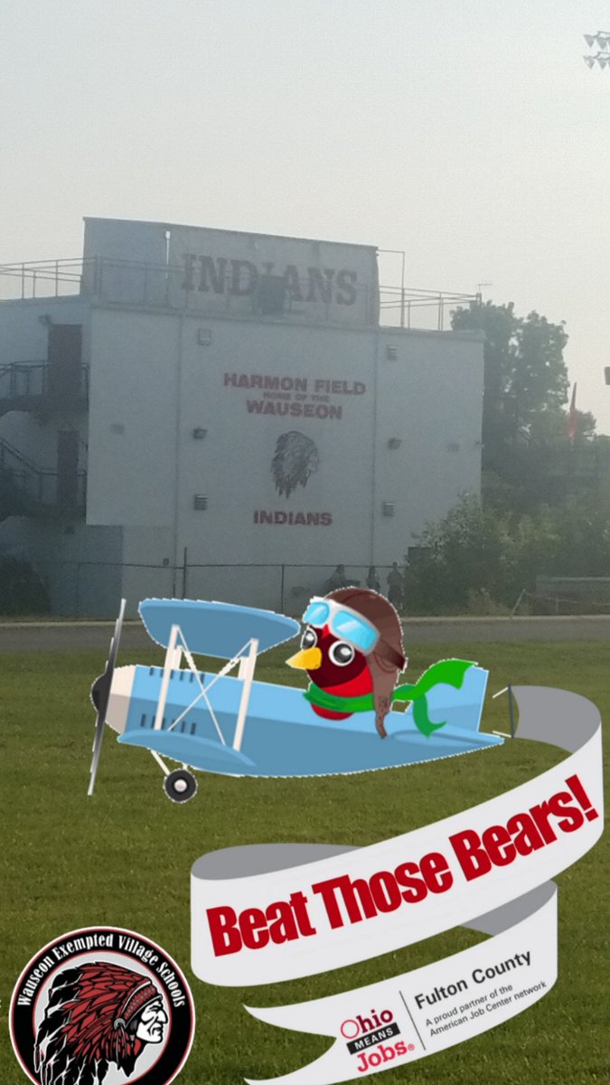 CaraLeininger's tweet photo. 🏈🏈Who's attending the Wauseon vs Bryan football game tonight? Check out this Snapchat filter. 🏈🏈 Tag #OhioMeansJobsfultoncounty
#wauseon
#Wauseonschools
#fultonforward https://t.co/1GTd36Lfjh