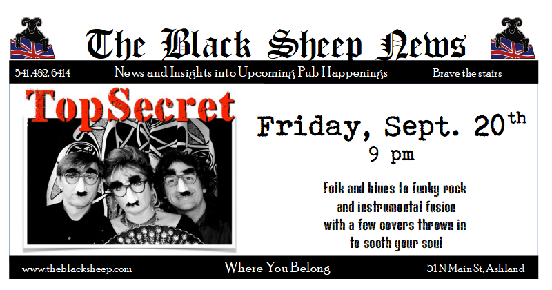 flockblacksheep's tweet photo. Top Secret tonight with Beth Wishes, Jack Hopfinger and David Mathieu playing an amazing repertoire of original music (and a few very cool covers).
The Black Sheep Pub & Restaurant - 9pm Cover $5. #LiveMusic #WhereYouBelong #TopSecretMusic #WhereYouBelong #RockTheNight https://t.co/GKIFtYZxBM