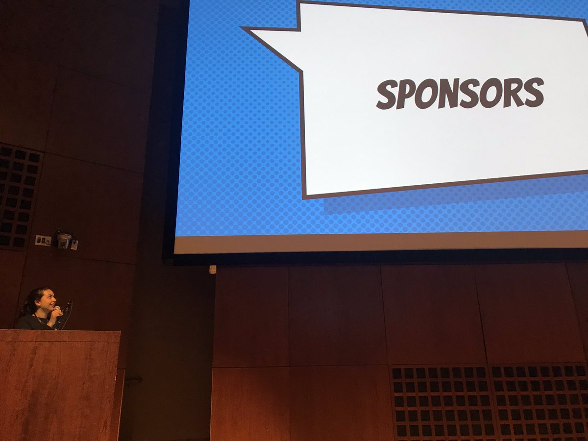 We can’t do this without our fantastic sponsors (and our sponsorship director!)