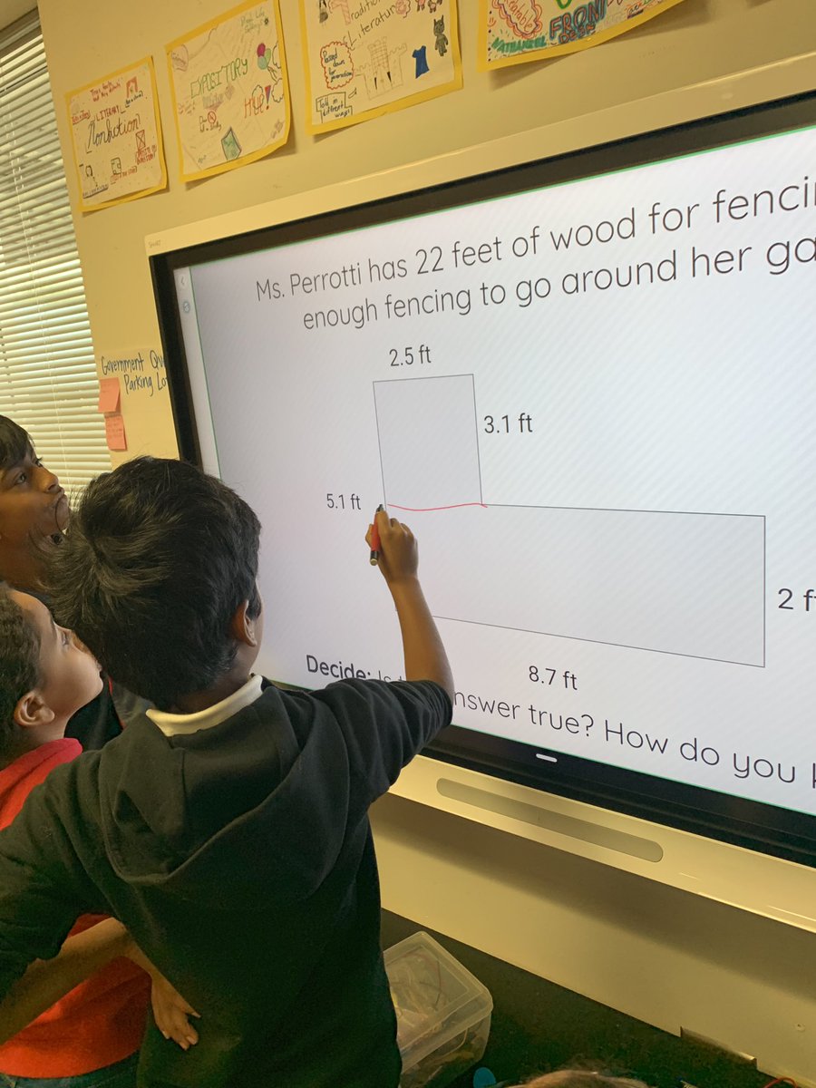 MissLThomas's tweet photo. Talking this day off to reflect on the last few weeks. The #decideanddefend math protocol enhanced our already collaborative spirit by making conversation math-focused and encouraging quieter voices to speak out. We loved it! https://t.co/X69KXh2f45