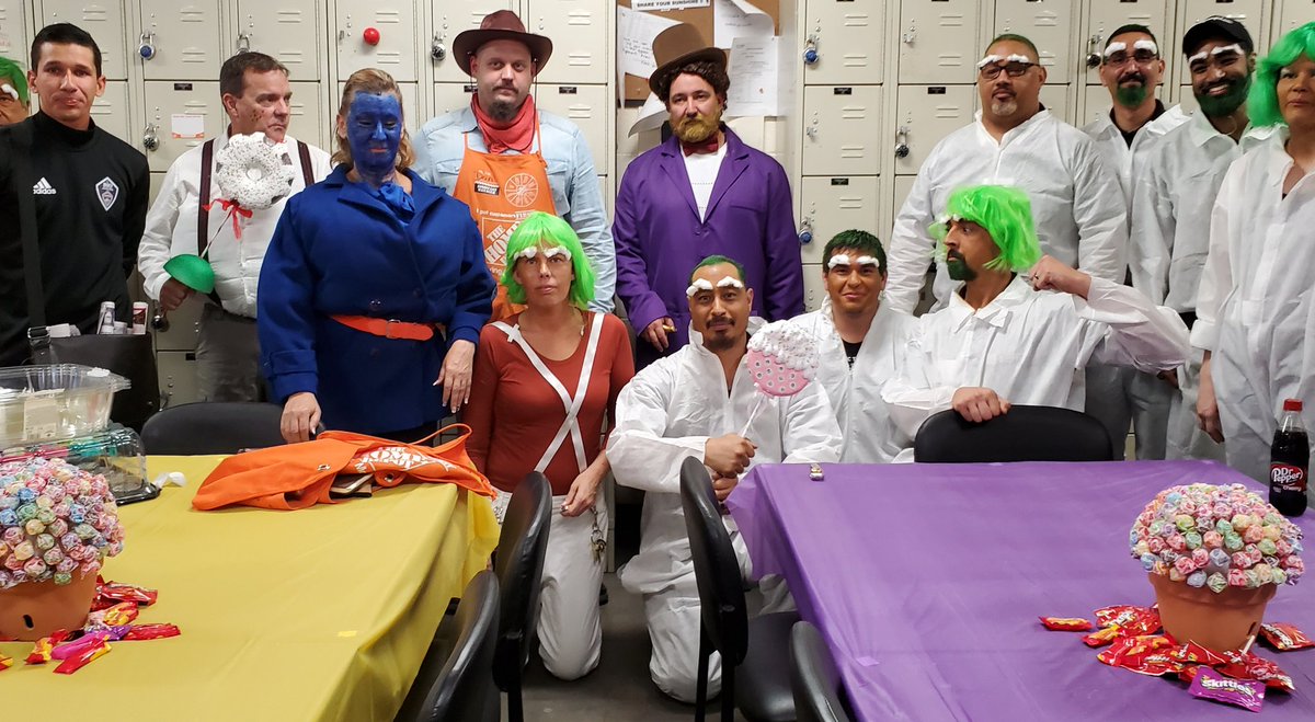3501 Willy Wonka management team to celebrate sucess sharing!