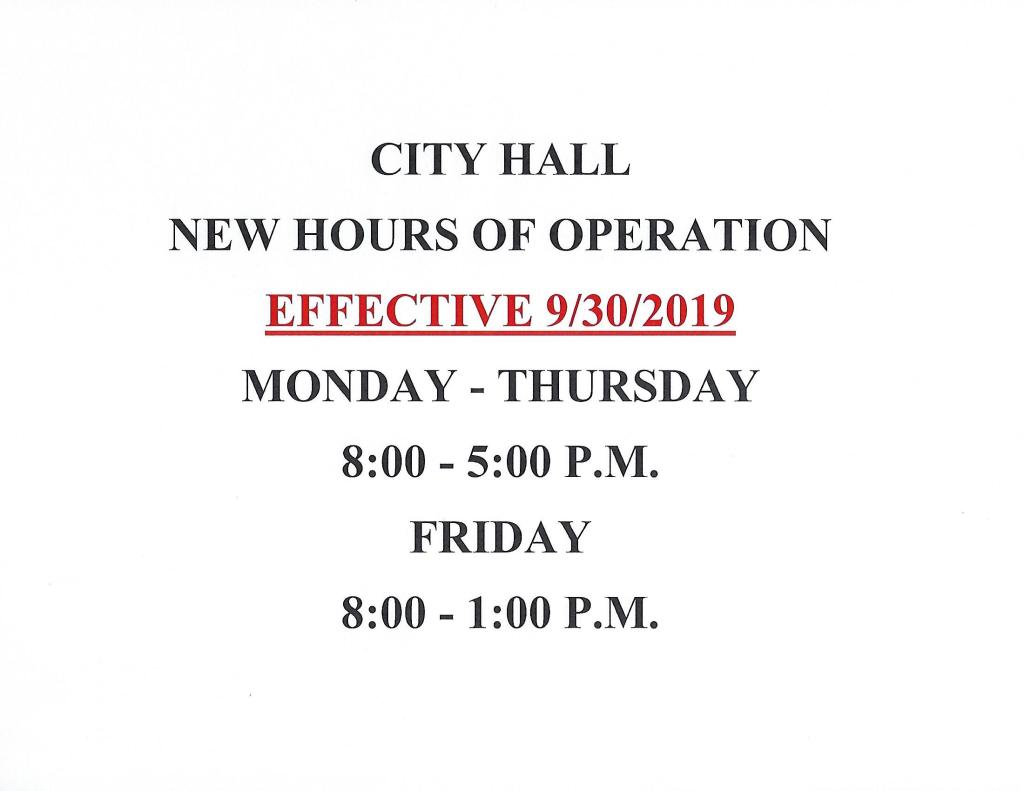 NEW HOURS FOR CITY HALL guntertx.gov/2019/09/20/new…
