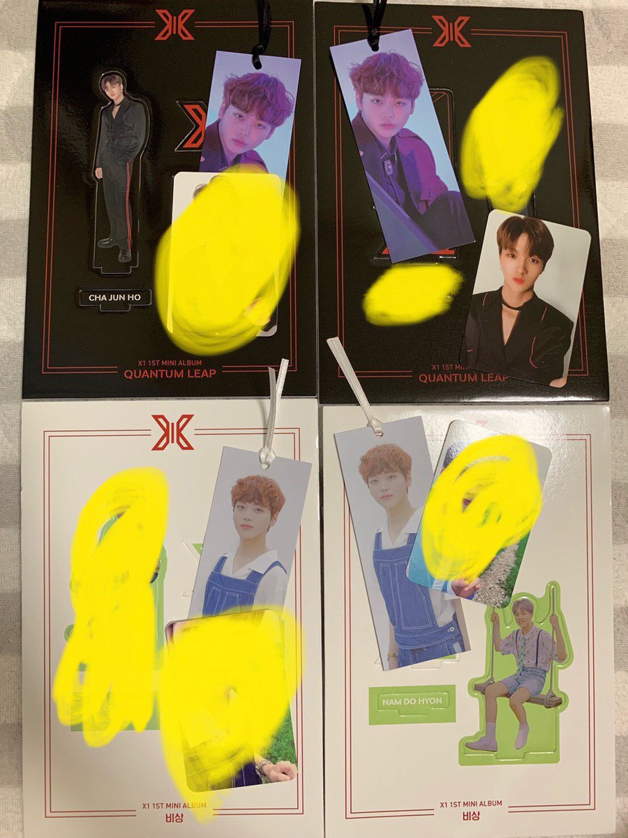 pick3m_'s tweet photo. X1 QUANTUM LEAP トレカ スタンド 交換

QUANTUM LEAP ver 비상 ver

譲→画像の物

求→全てミニ

#X1交換 https://t.co/mw9zvK2f0y