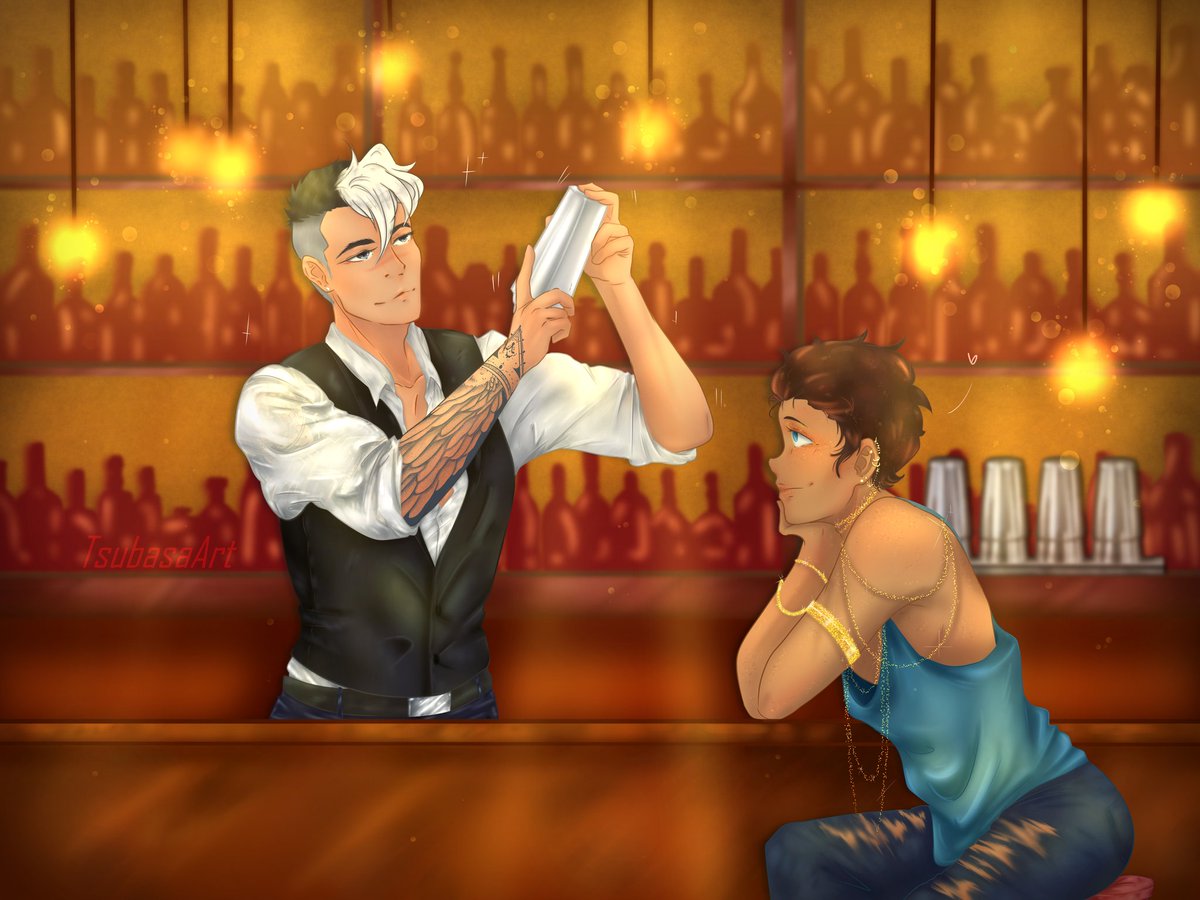 TsumTsumTsubasa's tweet photo. 🌇 #YearOfShance #Cocktail 🍸

They pining for each other so harrrd!! Which one gonna be on the other side of the counter bar?👀✨
#vld #shance https://t.co/1BGwj8qwD6