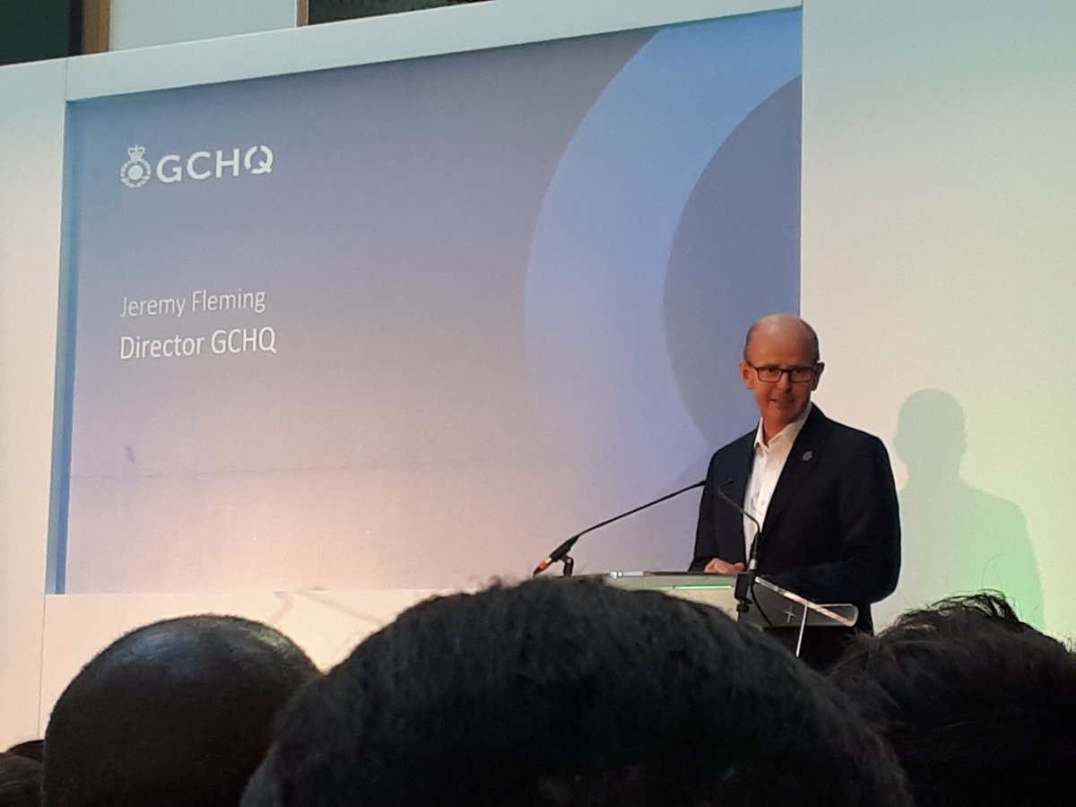 KredoConsult's tweet photo. Jeremy Fleming, director of @GCHQ addresses @GFirstLEP & explains citizen facing cyber mission at annual reviiew at @uniofglos #GFirstLEP #kredotechtalk #cybersecurity https://t.co/oIsIeGE2TN
