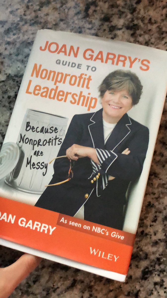 devinruns's tweet photo. I preordered this book in 2017 after following @joangarry ‘s blog and website for a year as a new ED.  After a energizing day with @nhnonprofits I’m going though and realizing just how impactful these lessons are for anyone involved in a nonprofit! https://t.co/Up2VZz8LCF