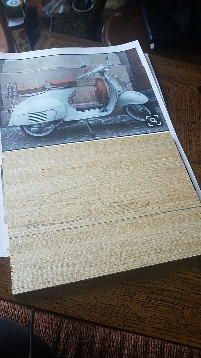 I'm a huge fan of old school vespas so imma try to paint one today 

#wip #artistontwitter #woodcanvas #twitterart #stilllife #femaleartist #new