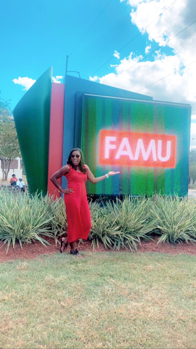 KristenPalmerTV's tweet image. In Tally for the FAMU v. Southern game &amp;amp; I came on campus to see my favorite journalism professor. He asked me to speak to his students. I encouraged them, answered their questions &amp;amp; gave them great advice. As you climb, pull up others along the way. #FAMUMADE🐍 #FAMUForever🧡💚