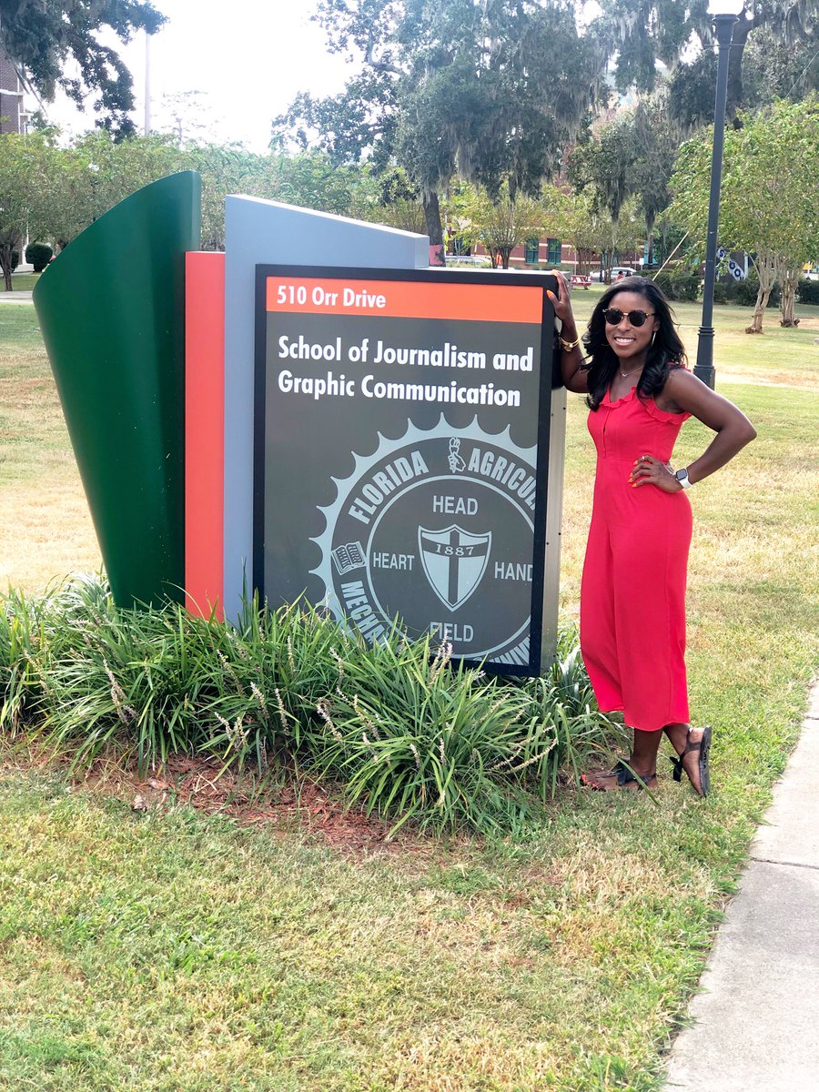 KristenPalmerTV's tweet image. In Tally for the FAMU v. Southern game &amp;amp; I came on campus to see my favorite journalism professor. He asked me to speak to his students. I encouraged them, answered their questions &amp;amp; gave them great advice. As you climb, pull up others along the way. #FAMUMADE🐍 #FAMUForever🧡💚