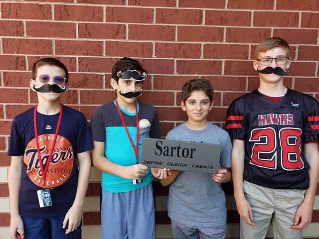 Proud Mario Brothers?? Ya gotta love MS kids! In this sign "Sartor" is a 'little to the left'. Accurate I'd say. #weRcreek ift.tt/30e9Q9E
