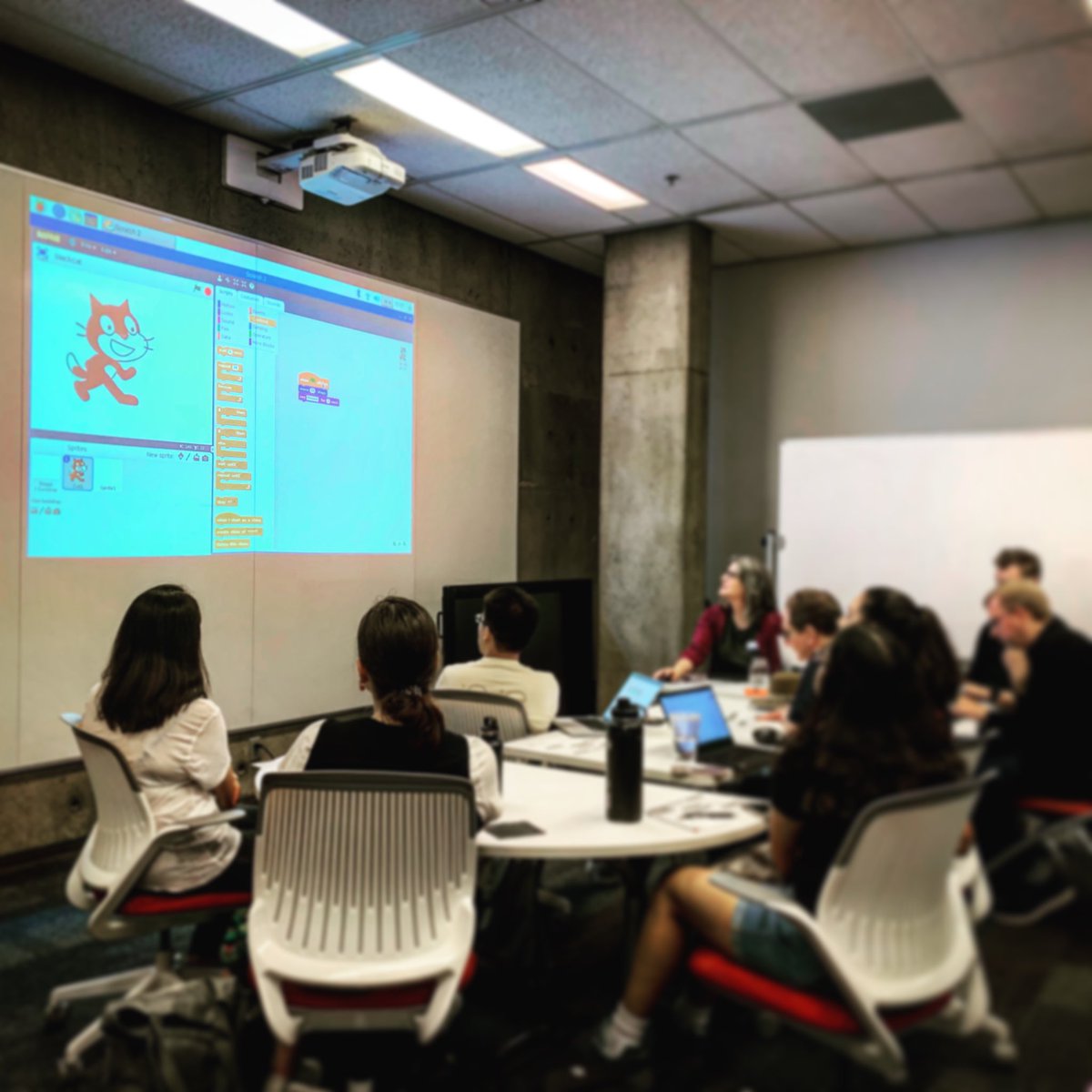 dhatcc's tweet image. What a great showing! #scratchcode #digitalhumanities