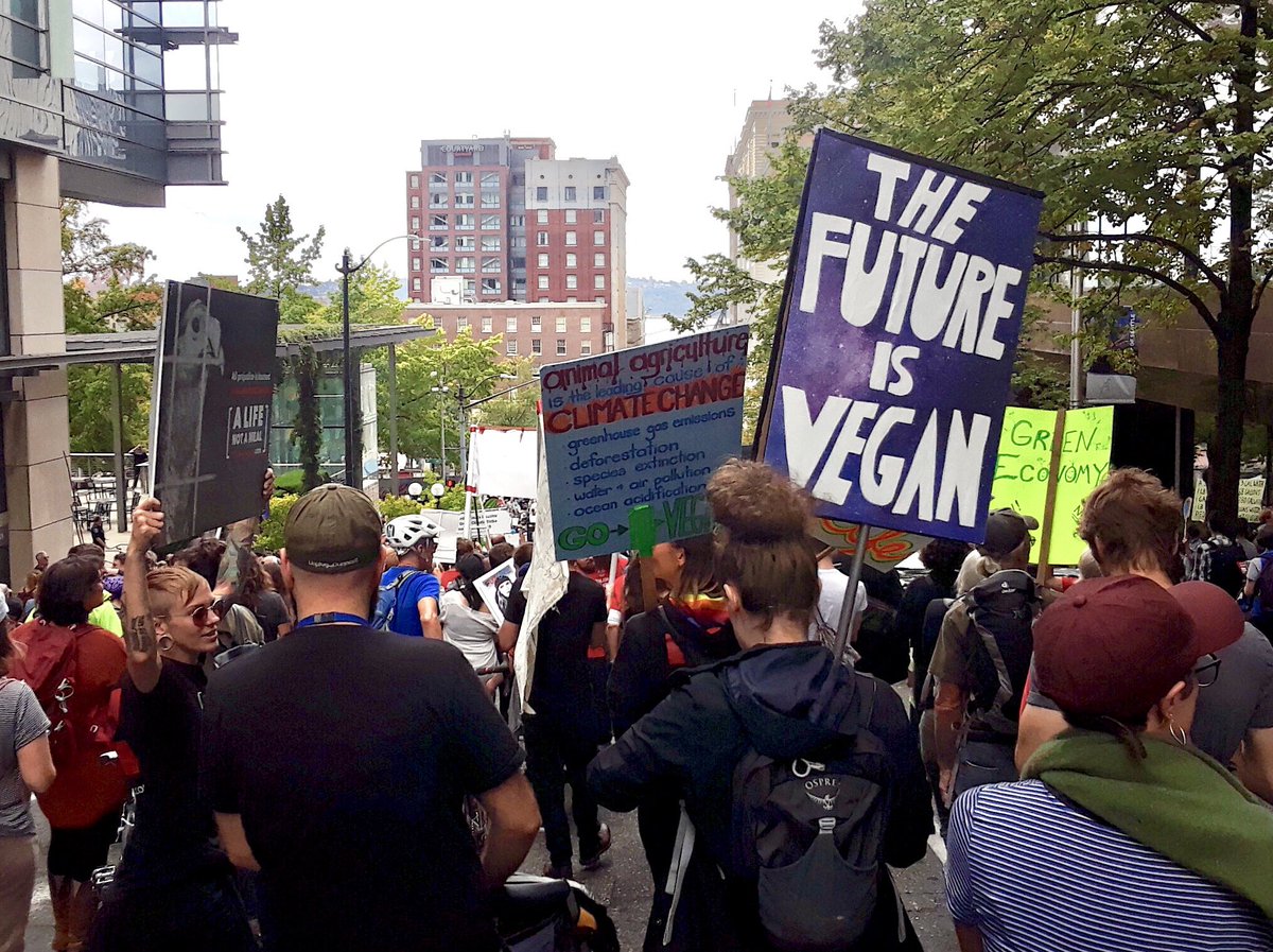 BillSmith445566's tweet photo. It All Adds Up: #GoVegan
🌱=🥦=🌏
Stop funding deforestation, emissions &amp; violence!
👏🏽👏🏽👏🏽
#ClimateStrike 
#ClimateStrikeSeattle 
#ExtinctionRebellion https://t.co/I6h1I34pvY