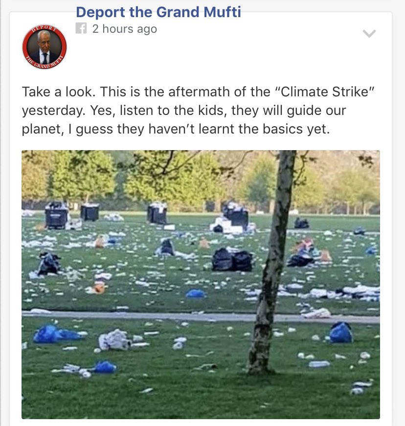 Viral misinformation doing rounds. This pic is from an event in Hyde Park, London in April unrelated to climate protests. snopes.com/fact-check/pro…