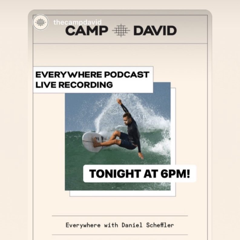 I'm interviewing pro surfer Austin "Chito" Aitkey live on 
<a href="/thecampdavid/">Camp David</a> at 7:10! Click the link to watch live. bit.ly/2kMglwT