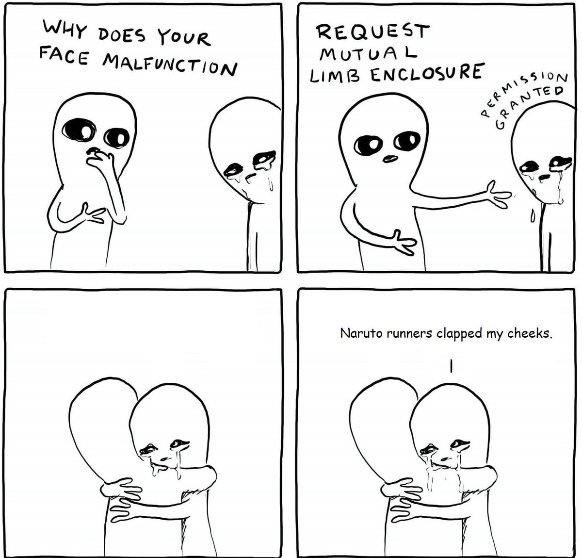 thedocder's tweet photo. Lmfao Joe created this edit. (Original comic cred by Nathan W. Pyle) #Area51 #Area51meme #Aliencheeks https://t.co/84L3U3sizT