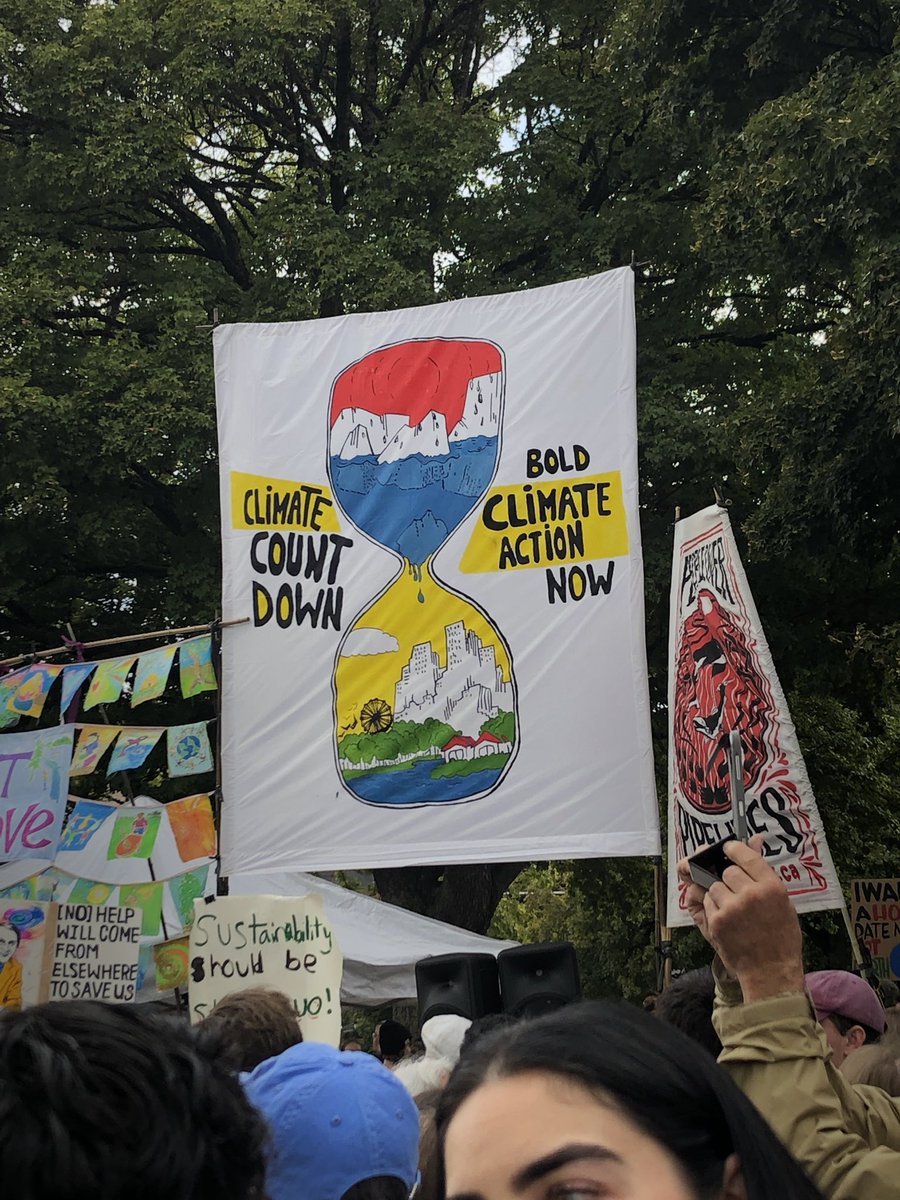AstoneLilea's tweet photo. We must act now to save our planet.  🌎#ClimateStrikeSeattle https://t.co/Y63AzEb7E6