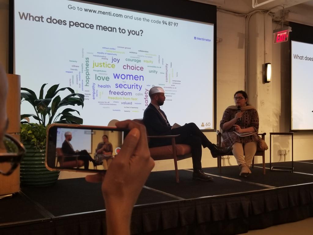 GirlRisingPak's tweet photo. Attending #peacetalks in DC with @sabaismail and @peacedirect on the eve of #peaceday. #ThisIsPeacebuilding @awaregirls https://t.co/s7HwNwy4jA