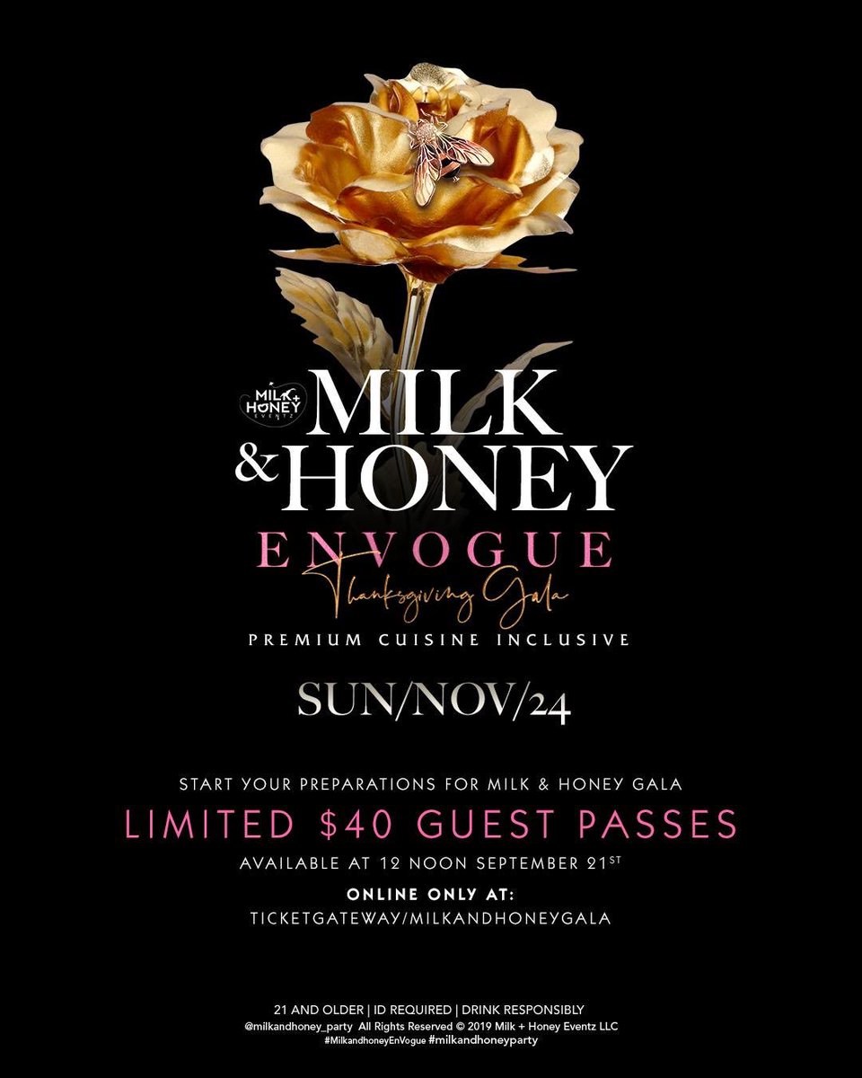 EventzHoney's tweet photo. Hi friends and family,

You have been granted exclusive  access to purchase super early bird tickets. 💃🏾
Grab them here- https://t.co/LurPrjhNBq https://t.co/tIaVm3JHKM
