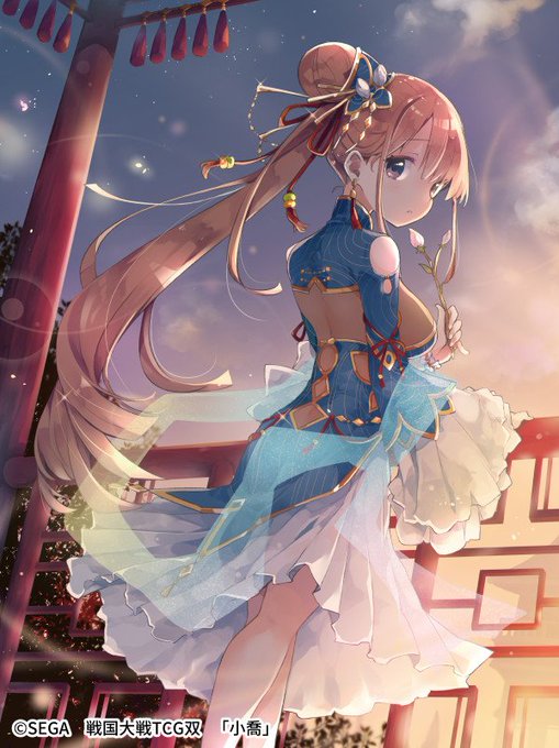 9月20発売の『戦国大戦TCG双』第2弾にて、『小喬』を担当させていただきました!よろしくですー
#戦国大戦TCG  #1059tcg 
https://t.co/TC0SUypuT9 