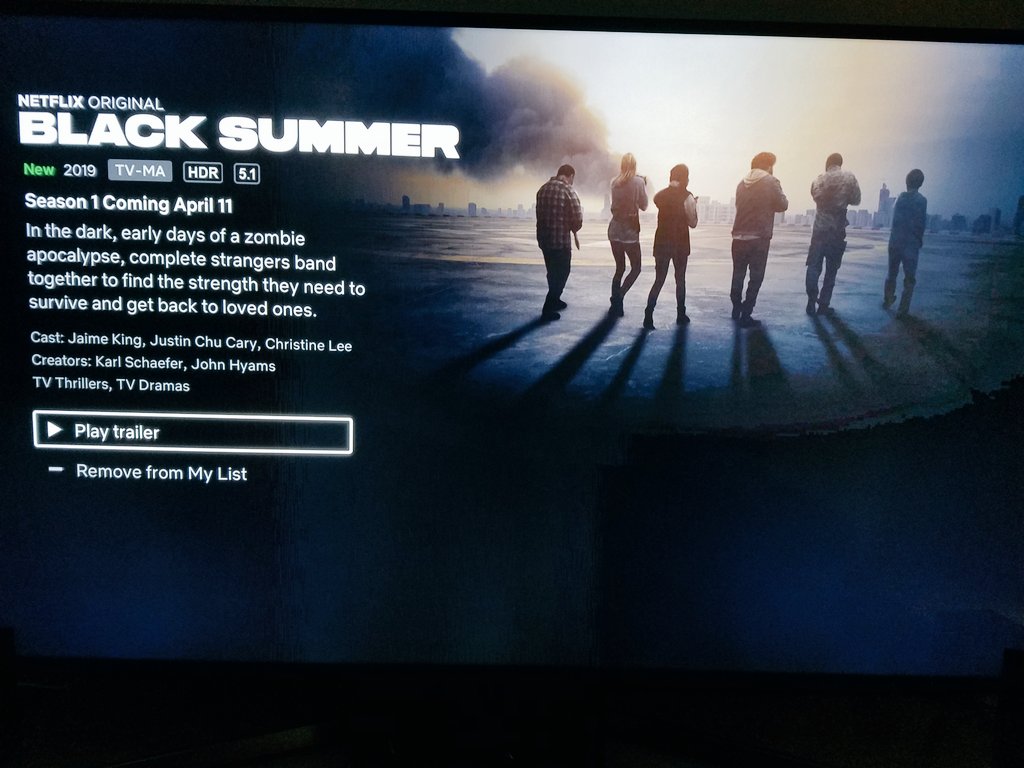 BrianPiotrzkow1's tweet photo. @netflix

So, you had this very successful Zombie show earlier this year called #BlackSummer.

How about a Season 2?

Come on, even @StephenKing
raved about it. You can't let the King of Horror down. 

#BlackSummerS2
#NetflixBlackSummer
#ZombieShow
#Zombie https://t.co/Sn3ggybNDQ