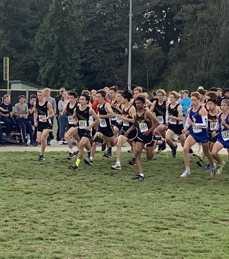 Boys Cross Country is off!